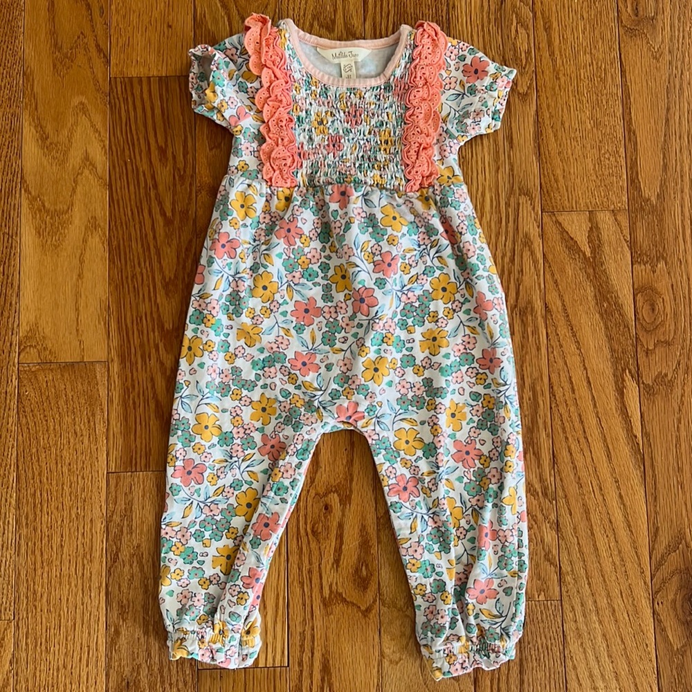Matilda Jane Smocked Blossoms Romper